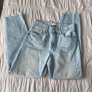Forever 21 Light Wash Straight Leg Jeans